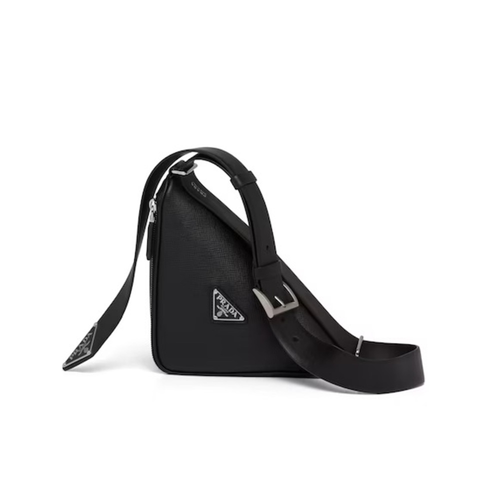 Prada Saffiano Triangle Belt Bag